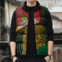 Guyana Cricket Amazon Warriors Personalized Sleeveless Puffer Jacket Fierce Jaguars - Wonder Print Shop