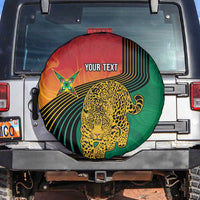 Guyana Cricket Amazon Warriors Personalized Spare Tire Cover Fierce Jaguars - Wonder Print Shop