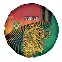 Guyana Cricket Amazon Warriors Personalized Spare Tire Cover Fierce Jaguars - Wonder Print Shop