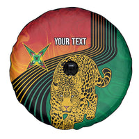 Guyana Cricket Amazon Warriors Personalized Spare Tire Cover Fierce Jaguars - Wonder Print Shop