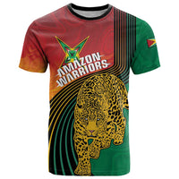Guyana Cricket Amazon Warriors Personalized T Shirt Fierce Jaguars - Wonder Print Shop
