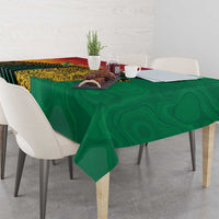 Guyana Cricket Amazon Warriors Personalized Tablecloth Fierce Jaguars - Wonder Print Shop