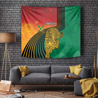 Guyana Cricket Amazon Warriors Personalized Tapestry Fierce Jaguars - Wonder Print Shop