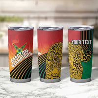 Guyana Cricket Amazon Warriors Personalized Tumbler Cup Fierce Jaguars - Wonder Print Shop