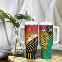 Guyana Cricket Amazon Warriors Personalized Tumbler With Handle Fierce Jaguars - Wonder Print Shop