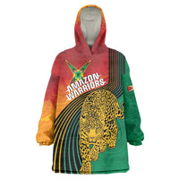 Guyana Cricket Amazon Warriors Personalized Wearable Blanket Hoodie Fierce Jaguars - Wonder Print Shop