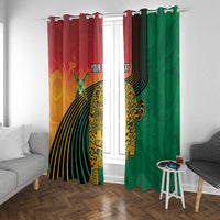 Guyana Cricket Amazon Warriors Personalized Window Curtain Fierce Jaguars - Wonder Print Shop