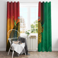 Guyana Cricket Amazon Warriors Personalized Window Curtain Fierce Jaguars - Wonder Print Shop
