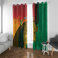 Guyana Cricket Amazon Warriors Personalized Window Curtain Fierce Jaguars - Wonder Print Shop