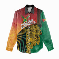 Guyana Cricket Amazon Warriors Personalized Women Casual Shirt Fierce Jaguars - Wonder Print Shop