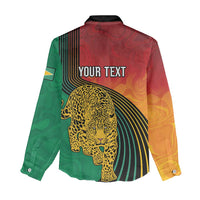 Guyana Cricket Amazon Warriors Personalized Women Casual Shirt Fierce Jaguars - Wonder Print Shop