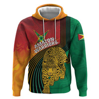 Guyana Cricket Amazon Warriors Personalized Zip Hoodie Fierce Jaguars - Wonder Print Shop