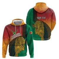 Guyana Cricket Amazon Warriors Personalized Zip Hoodie Fierce Jaguars - Wonder Print Shop