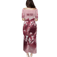 Kentucky Horse Racing 151st Personalized Family Matching Puletasi and Hawaiian Shirt Derby Watercolor Style - Pink LT7