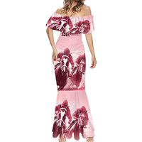 Kentucky Horse Racing 151st Personalized Mermaid Dress Derby Watercolor Style - Pink LT7