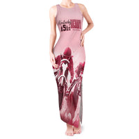 Kentucky Horse Racing 151st Personalized Tank Maxi Dress Derby Watercolor Style - Pink LT7