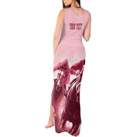 Kentucky Horse Racing 151st Personalized Tank Maxi Dress Derby Watercolor Style - Pink LT7