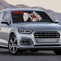 Polska Walczaca Crowned Eagle Auto Sun Shade Fighting Poland