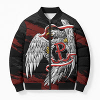 Polska Walczaca Crowned Eagle Bomber Puffer Jacket Fighting Poland