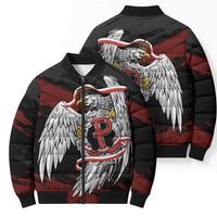 Polska Walczaca Crowned Eagle Bomber Puffer Jacket Fighting Poland