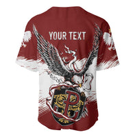 Poland Personalized Grunge Eagle Baseball Jersey Polska Walczaca