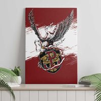 Poland Grunge Eagle Canvas Wall Art Polska Walczaca