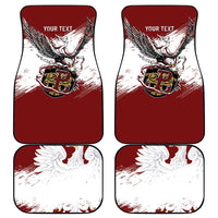 Poland Personalized Grunge Eagle Car Mats Polska Walczaca