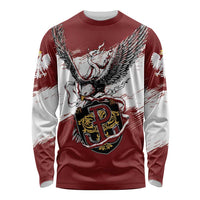 Poland Personalized Grunge Eagle Long Sleeve Shirt Polska Walczaca