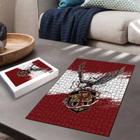 Poland Grunge Eagle Puzzle Polska Walczaca