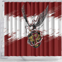 Poland Grunge Eagle Shower Curtain Polska Walczaca