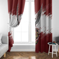 Poland Grunge Eagle Window Curtain Polska Walczaca