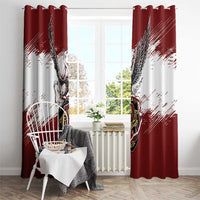 Poland Grunge Eagle Window Curtain Polska Walczaca