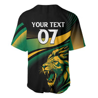 Afro-Jamaica Heritage Custom Baseball Jersey Roaring Lion