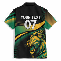 Afro-Jamaica Heritage Custom Hawaiian Shirt Roaring Lion