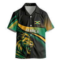 Afro-Jamaica Heritage Custom Kid Hawaiian Shirt Roaring Lion