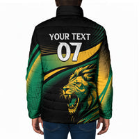 Afro-Jamaica Heritage Custom Padded Jacket Roaring Lion