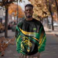 Afro-Jamaica Heritage Custom Sweatshirt Roaring Lion