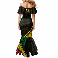 Personalised Vanuatu Mermaid Dress Melanesian Sand Drawing Mixed - Ni Van and Proud - Wonder Print Shop