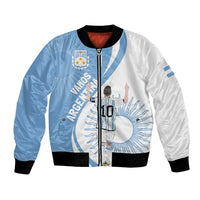 Argentina La Albiceleste Custom Bomber Jacket Vamos Argentina LT7 - Wonder Print Shop