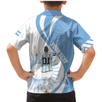 Argentina La Albiceleste Custom Family Matching Mermaid Dress and Hawaiian Shirt Vamos Argentina LT7 - Wonder Print Shop