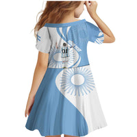 Argentina La Albiceleste Custom Family Matching Mermaid Dress and Hawaiian Shirt Vamos Argentina LT7 - Wonder Print Shop