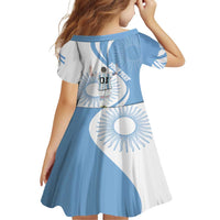 Argentina La Albiceleste Custom Family Matching Summer Maxi Dress and Hawaiian Shirt Vamos Argentina - Wonder Print Shop