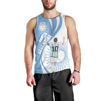 Argentina La Albiceleste Custom Men Tank Top Vamos Argentina - Wonder Print Shop