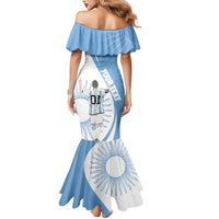 Argentina La Albiceleste Custom Mermaid Dress Vamos Argentina - Wonder Print Shop