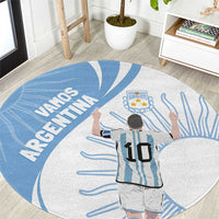 Argentina La Albiceleste Round Carpet Vamos Argentina