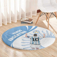 Argentina La Albiceleste Round Carpet Vamos Argentina