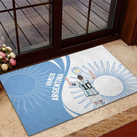 Argentina La Albiceleste Rubber Doormat Vamos Argentina - Wonder Print Shop