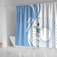 Argentina La Albiceleste Shower Curtain Vamos Argentina