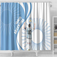 Argentina La Albiceleste Shower Curtain Vamos Argentina
