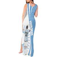 Argentina La Albiceleste Custom Tank Maxi Dress Vamos Argentina - Wonder Print Shop